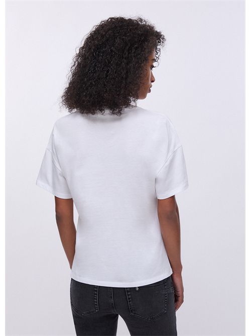 T-shirt woman white LIU JO | WA6414JS923/P9430